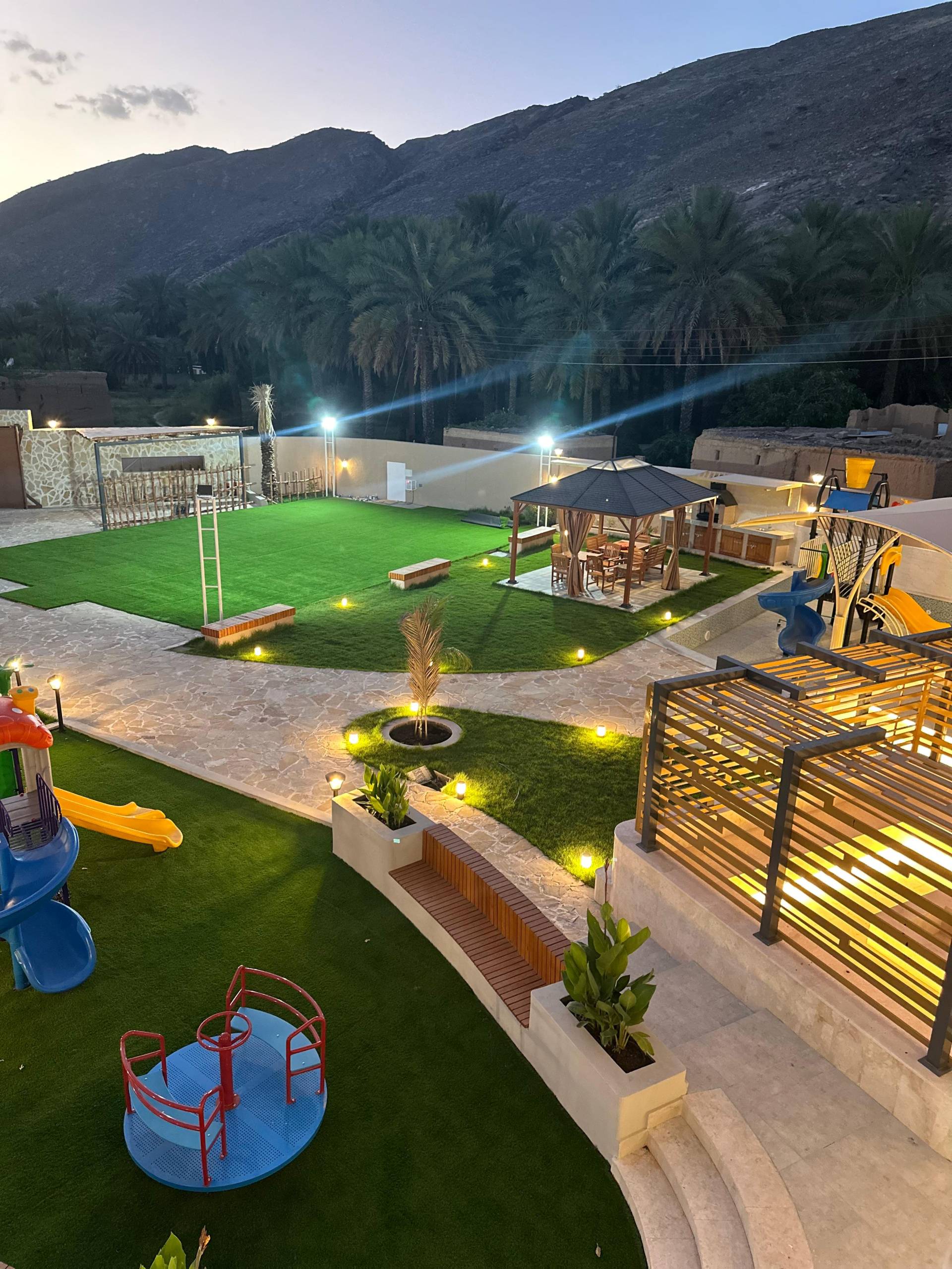 Landscaping and green spaces